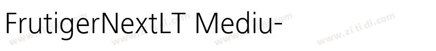 FrutigerNextLT Mediu字体转换